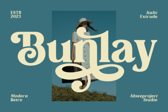 Bunlay: Where Playful Nostalgia Meets Timeless Typography
