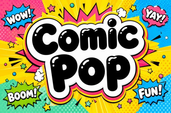 Comic Pop: When Typography Becomes a Visual Event