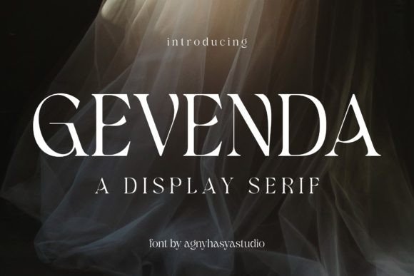 Gevenda: The Modern Classic Display Serif That Elevates Every Visual Statement