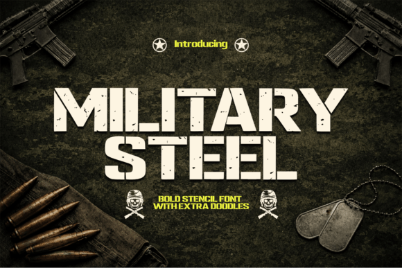 Military Steel Font