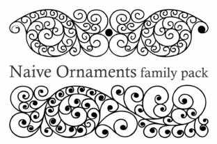 Naive Ornaments Family: A Playful, Versatile Font Collection for Creative Projects