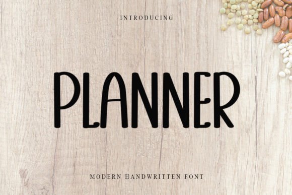 Planner: The Festive Typeface That Turns Words Into Holiday Magic