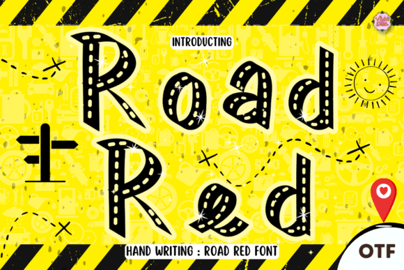 Road Red: The Hand-Lettered Font That Brings Holiday Warmth to Every Project