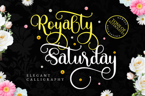 Royalty Saturday: Elegant Modern Calligraphy