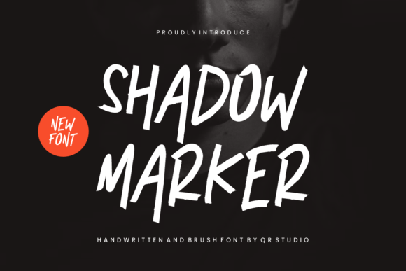 Shadow Marker: Bold, Authentic Display Font