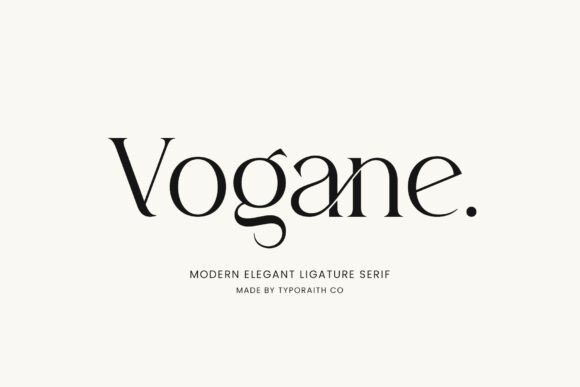 Vogane: Elegant Serif Typography for Modern Design